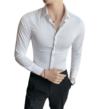 CAMISA MANGA LONGA SLIM FINO CORTE