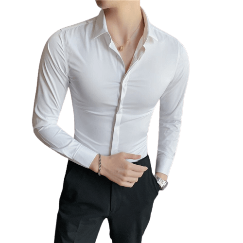 CAMISA MANGA LONGA SLIM FINO CORTE