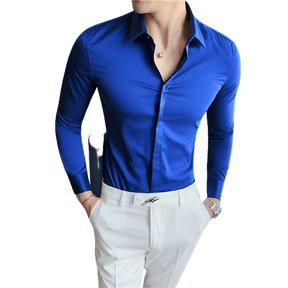 CAMISA MANGA LONGA SLIM FINO CORTE