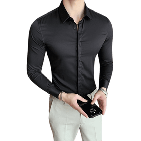 CAMISA MANGA LONGA SLIM FINO CORTE