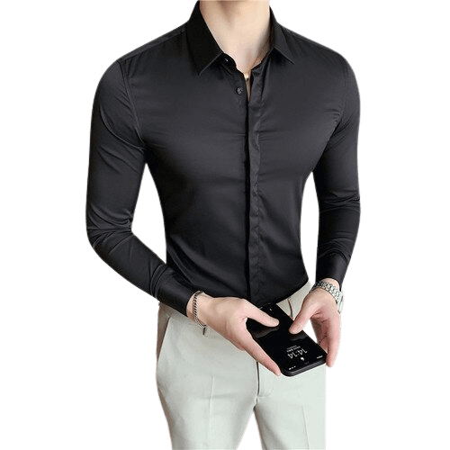 CAMISA MANGA LONGA SLIM FINO CORTE