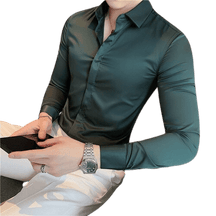 CAMISA MANGA LONGA SLIM FINO CORTE