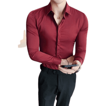 CAMISA MANGA LONGA SLIM FINO CORTE